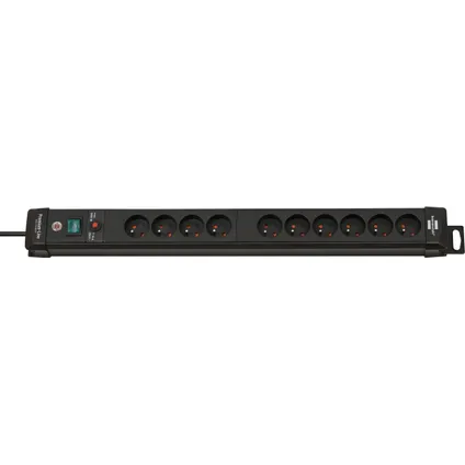 Prolongateur multiprise Brennenstuhl Premium Line 10 prises noir 3m + interrupteur