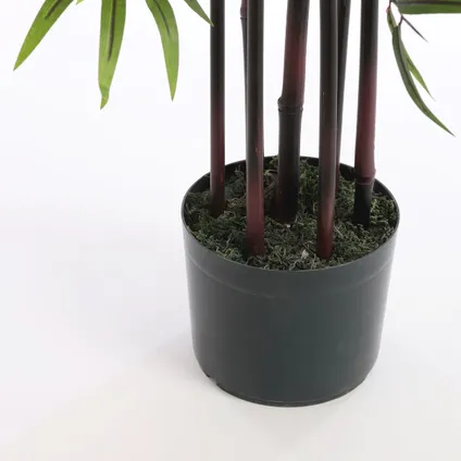 Plante artificielle Mica Decorations Bamboe - 95x95x150 cm - Noir 3