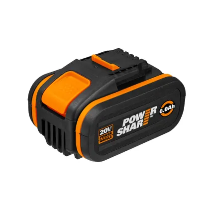 Batterie Worx WA3641 PowerShare Li-ion 20V 6.0Ah (outils de jardin)