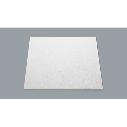 Decoflair plafondtegel T140 polystyreen wit 50x50x1cm 8st.