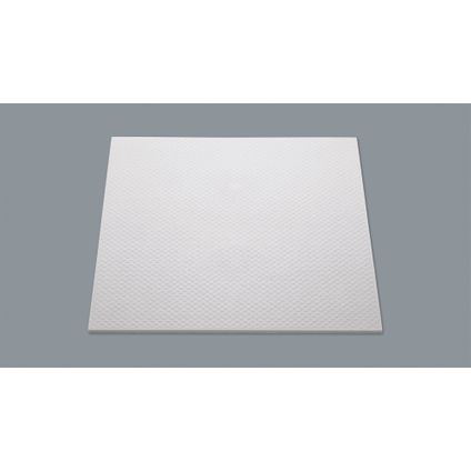 Dalle plafond Decoflair T141 polystyrène blanc 50x50x1cm 8pcs