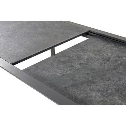 Tuintafel Creazo uitschuifbaar aluminium/keramiek 240-360x110cm 6