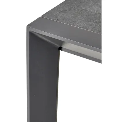 Tuintafel Creazo uitschuifbaar aluminium/keramiek 240-360x110cm 8