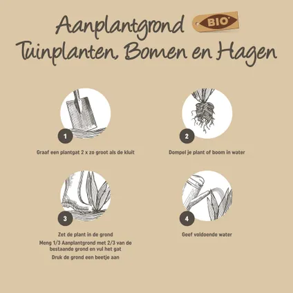 Pokon Bio Aanplantgrond Tuinplanten, Bomen & Hagen - 30L 4
