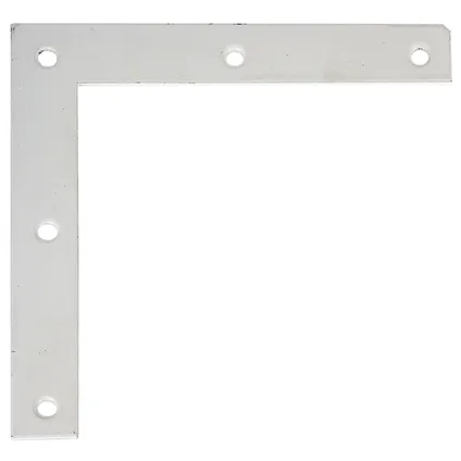 Alberts meubelhoek zinkfosfaat kunststof coating wit 100x100x15mm