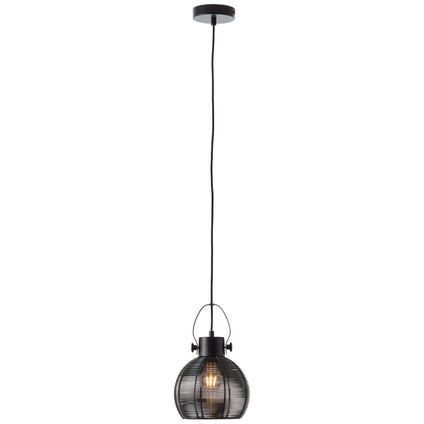 Brilliant hanglamp Sambo zwart ⌀20cm E27