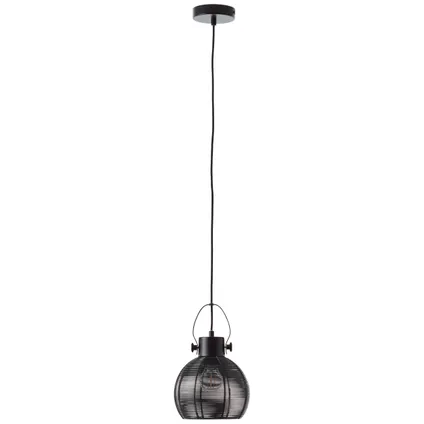 Brilliant hanglamp Sambo zwart ⌀20cm E27 2