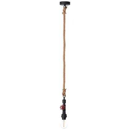 Brilliant hanglamp Torch touw E27 2
