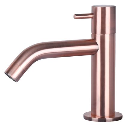 Differnz Toiletkraan Mix & Match - Waterbesparend - Rood Koper - 42cm