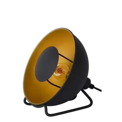 Lucide tafellamp Alvaro zwart ⌀20cm E14 4