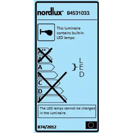 Nordlux wandlamp LED Nile 6,3W 3
