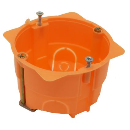 Boîte d'encastrement Kopp pour murs creux, profondeur 45 mm  orange