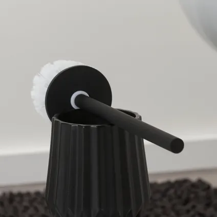 Sealskin toiletborstel met houder Arte zwart 3