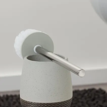 Sealskin toiletborstel met houder Braid lichtgrijs 8