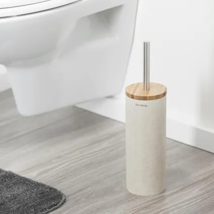 Sealskin toiletborstel met houder Grace polyresin zand 12