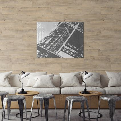 Grosfillex wandpaneel Wall+ PVC Hammam Wood 17x120cm