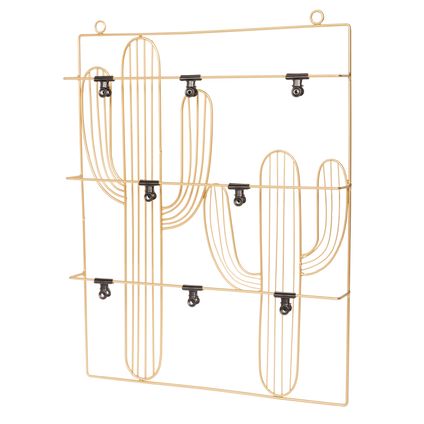 Duraline steel clip board cactus gold 40x52cm