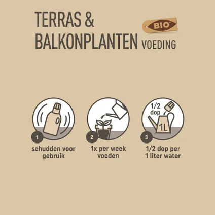 Pokon Bio Terras & Balkon Planten Voeding - 1000ml 5