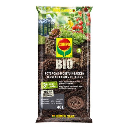 Compo Bio potgrond moestuinen & serres 40L