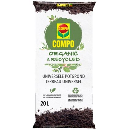 Compo universele potgrond Organic & Recycled 20L