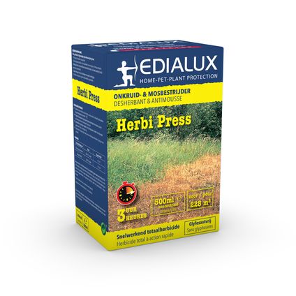 Edialux totaalherbicide Herbi Press 500ml 228m²