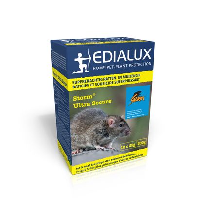 Appât anti-souris et anti-rats Edialux Storm Ultra Secure 300g