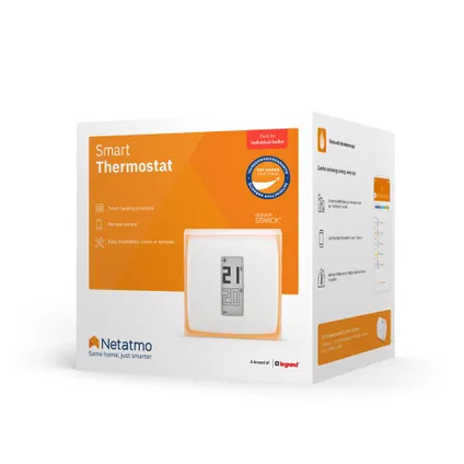 Thermostat intelligent Netatmo transparent sans fil 7
