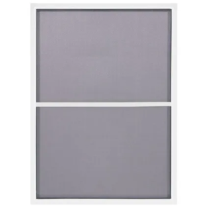 Moustiquaire de fenêtre CanDo Standard - Moustiquaire à poser - Profil blanc - Toile grise - 100x120cm 4