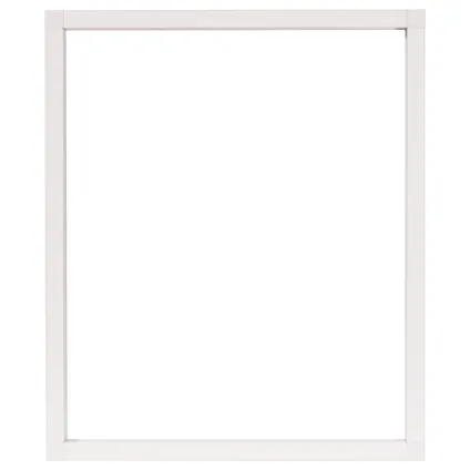 Cadre d'encastrement plissé CanDo blanc 260x260 cm