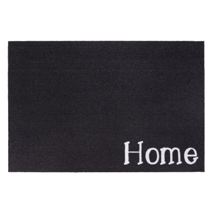 Sencys deurmat Mondial Home zwart 50x75cm