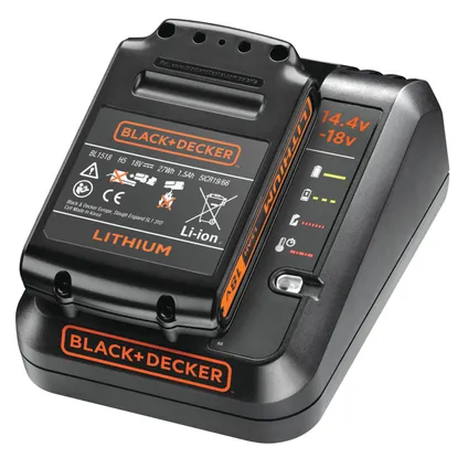 Batterie et chargeur Black+Decker BDC1A15-QW 14,4V/18V
