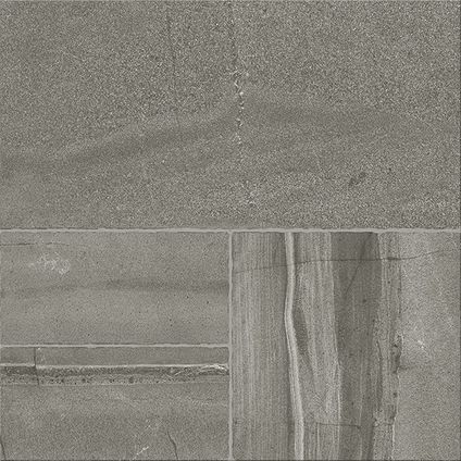 Carrelage extérieur Cersanit Bricco gris 42x42cm 1,41m²