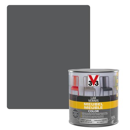 Laque V33 Meubles Color gris moyen satin 500ml