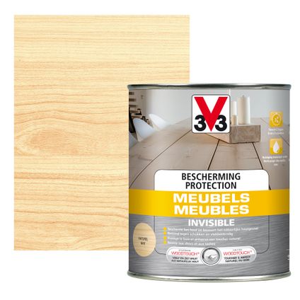 Vernis V33 Protection meuble incolore mat 1L
