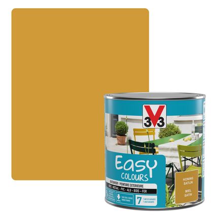 V33 decoratieve verf EASY COLOURS honing hoogglans 0,5L