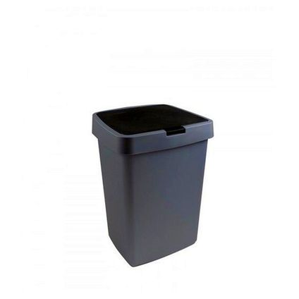 Sunware Delta Trash \ Waste Bin avec couvercle de soupape 25 litres noirs