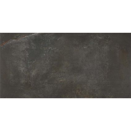 Wand- en vloertegel Jasper Iron - Keramiek - Zwart - 60x120cm - Pakketinhoud 1,43m²