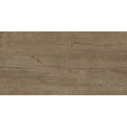 Wand- en vloertegel Nebraska - Keramiek - Bruin - 31x62cm - Pakketinhoud 1,54m²