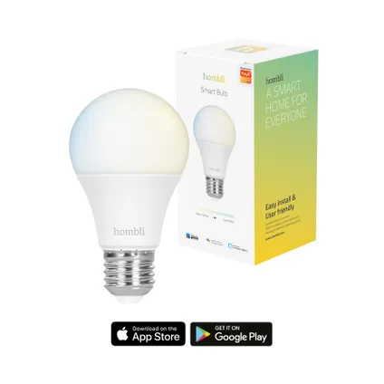 Ampoule LED Hombli smart E27 9W