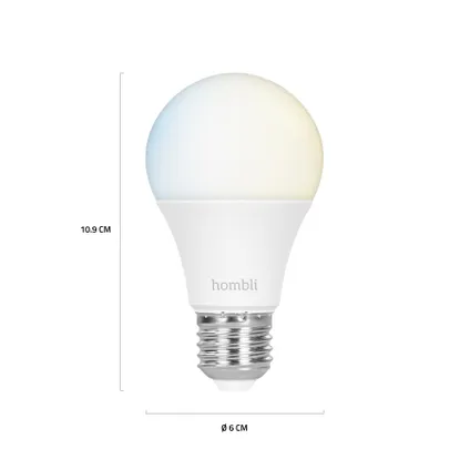 Hombli smart lamp LED E27 9W 8