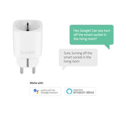Hombli Smart Socket stopcontact wit 230V 8