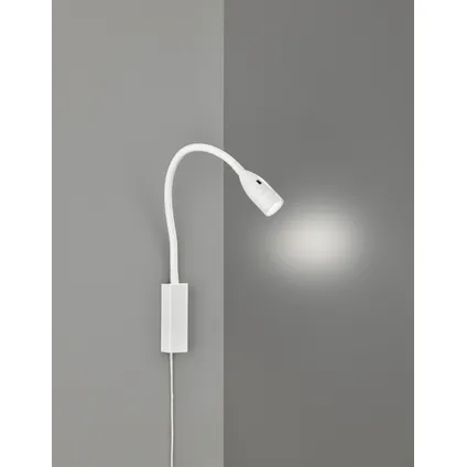 Fischer & Honsel wandlamp LED Sten wit 5W 3