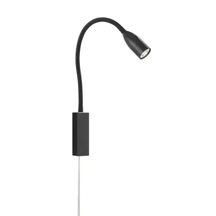 Fischer & Honsel wandlamp LED Sten zwart 5W