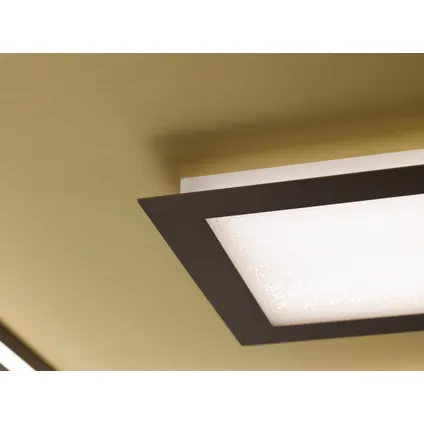 Fischer & Honsel plafondlamp Bug goud vierkant 45W 4