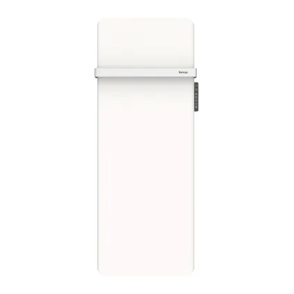 Panneau chauffant à infrarouges Sencys métal avec sèche-serviettes blanc 800W  2