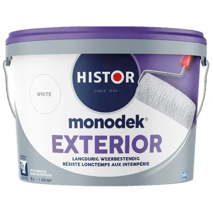 Histor Monodek Exterior White 5 Ltr