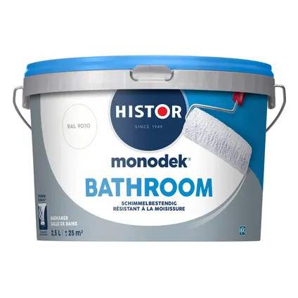 Histor Monodek bathroom RAL 9010 2,5L 2