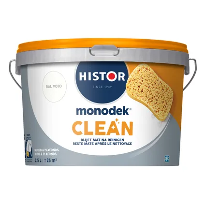 Histor Monodek clean RAL 9010 2,5L 2