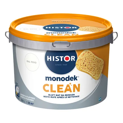 Histor Monodek clean RAL 9010 2,5L 3