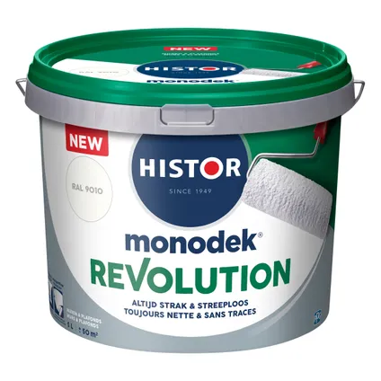 Peinture Histor Monodek Revolution RAL 9010 5L 2